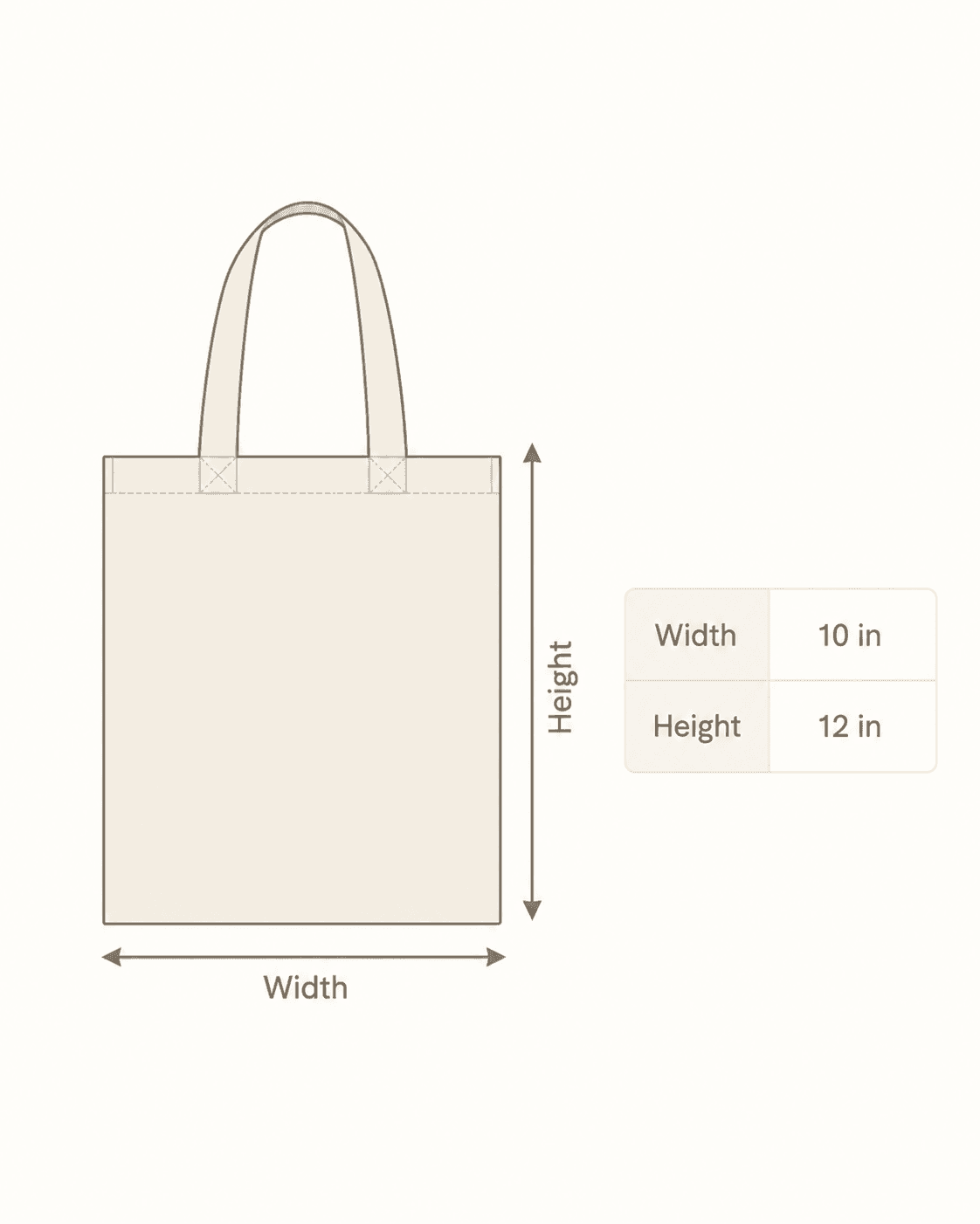 Book tote bag shown for scale